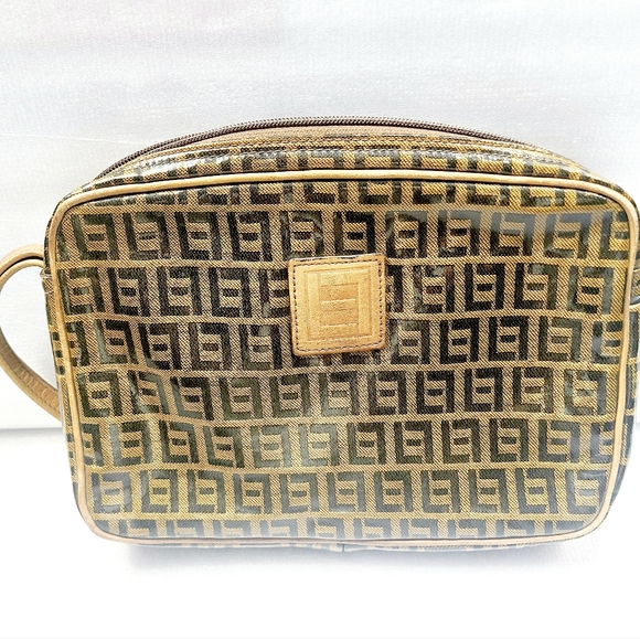 Fendi Leather Clutch Bag - Picture 1 of 6